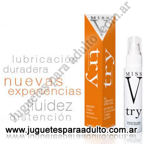 Aceites y lubricantes, Lubricantes anales, Lubricante Gel Multi Try 50 ml